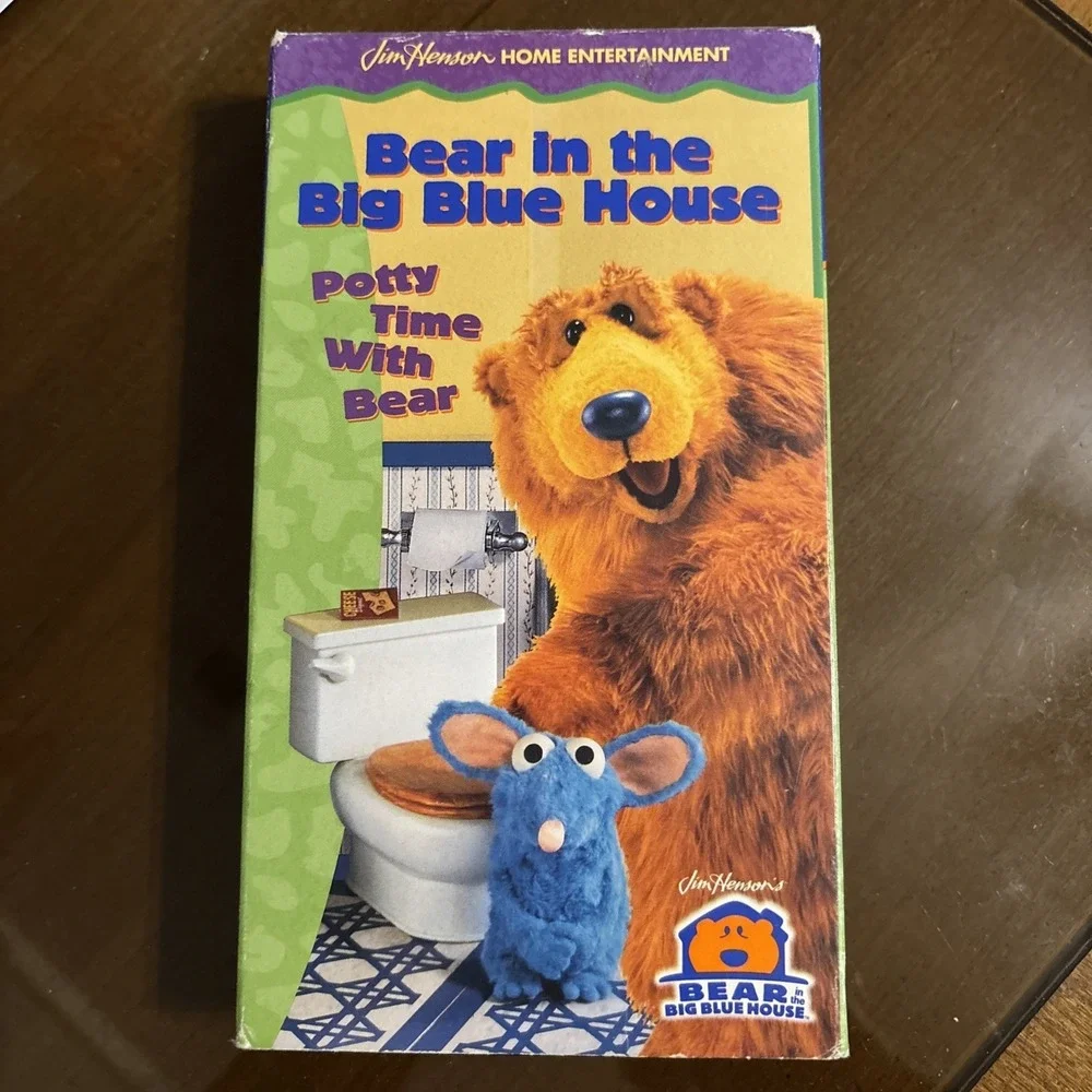 VHS Bear in the Big Blue House - Potty Time with Bear (VHS, 1999)